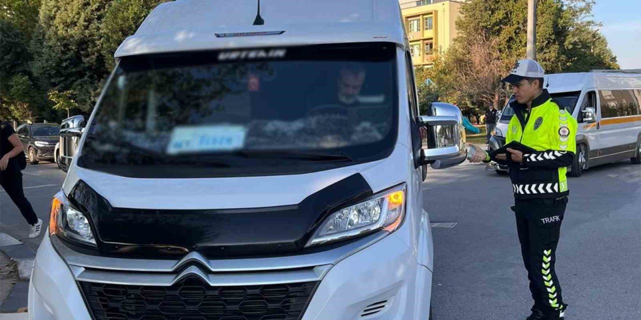 Manisa’da okul servis araçlarına sıkı denetim