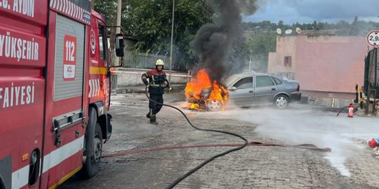 Aydın’da faciadan dönüldü: Sıvı oksijen tankı dolumu sırasında yangın çıktı