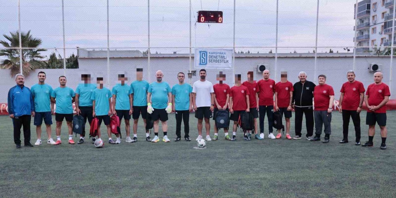 Denetimli serbestlik kapsamındaki gençler, protokolle sahada buluştu