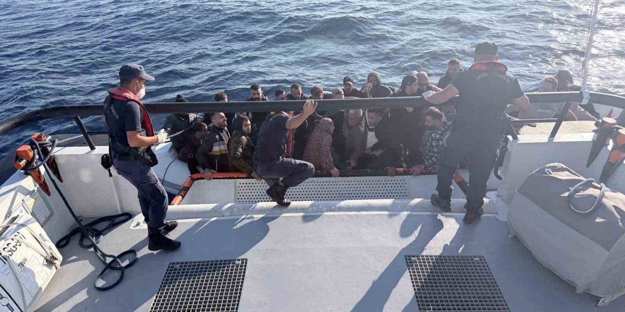 Bodrum’da 35 düzensiz göçmen yakalandı