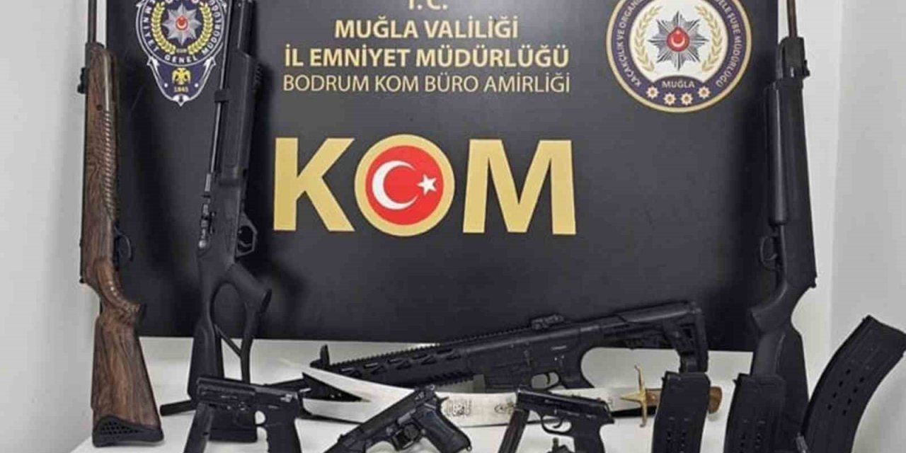 Muğla’nın 7 ilçesinde silah operasyonu: 4 tutuklama