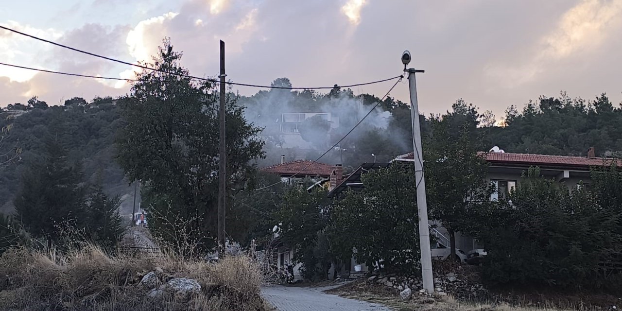 Ateşle yapılan temizlik yangına neden oldu