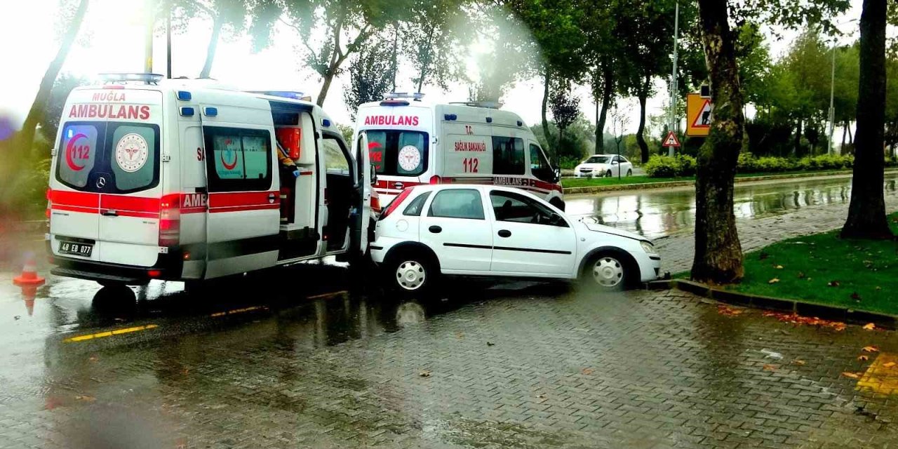 Menteşe’de trafik kazası: 3 yaralı