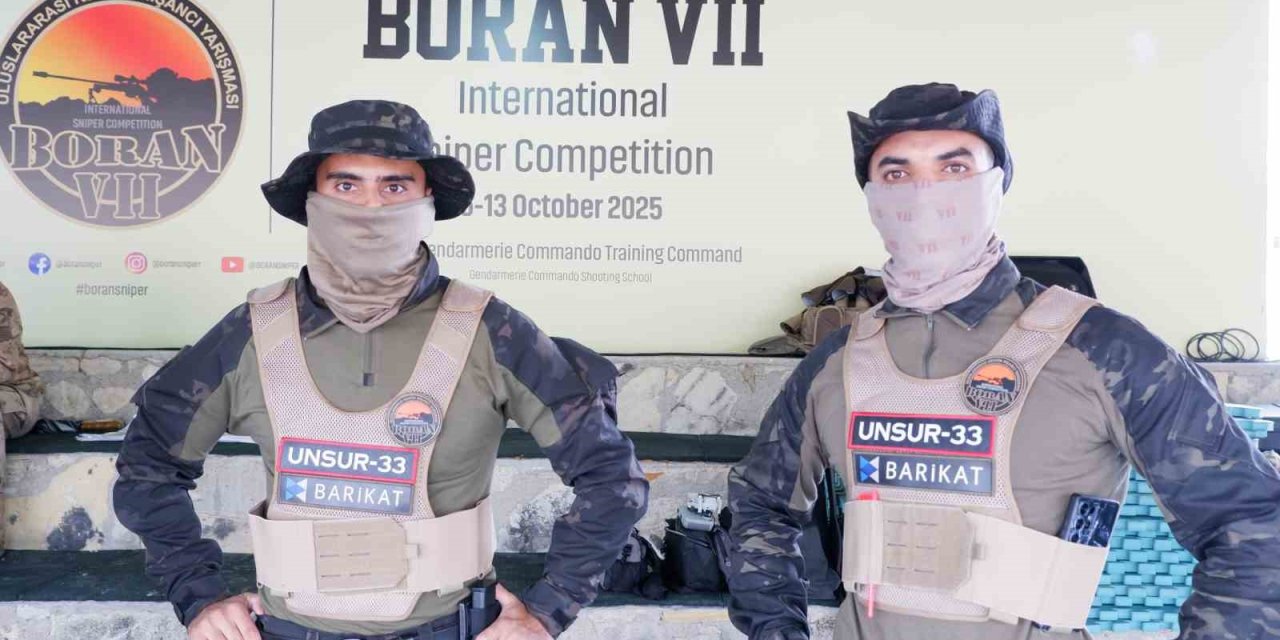 Jandarma ev sahipliğinde Uluslararası BORAN 7 Keskin Nişancı Yarışması nefes kesti