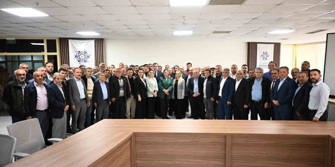 Başkan Çerçioğlu, Nazillili muhtarlar ile bir araya geldi