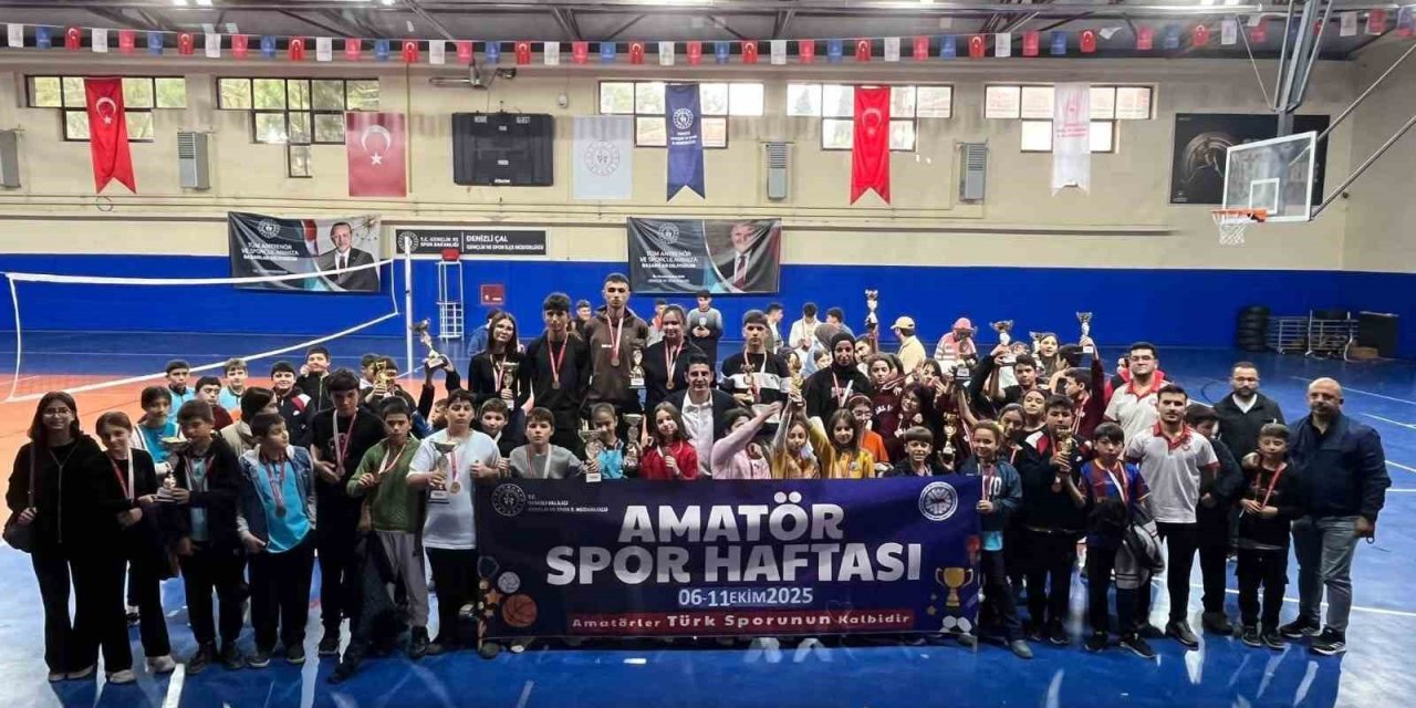 104 sporcu Amatör Spor Haftası’nda kıyasıya yarıştı