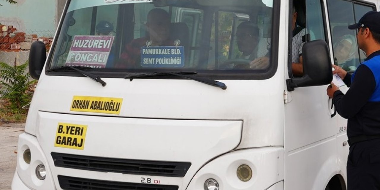 Şehir içi dolmuşlarda trafik denetimi