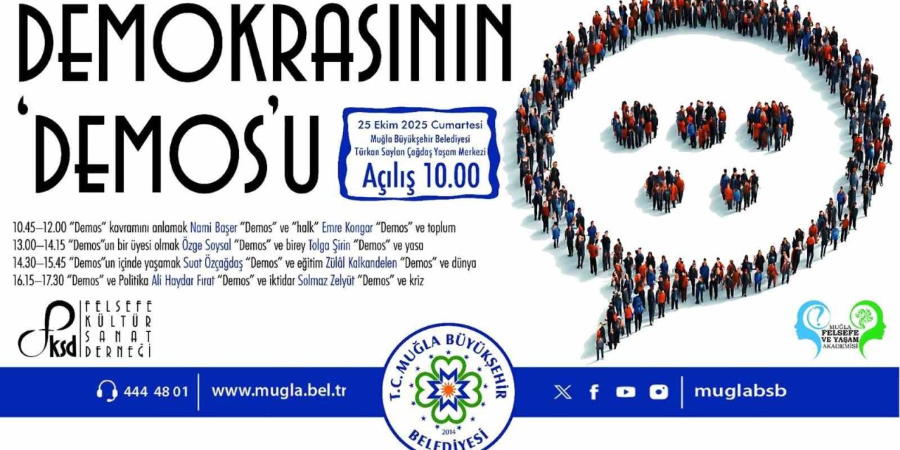 Muğla’da demokrasiye Felsefi dokunuş sempozyumu