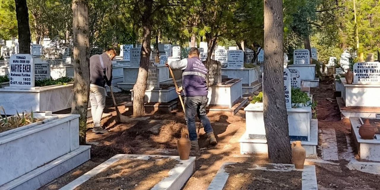 Vatandaş memnun, hizmet tam: Efeler Belediyesi mezarlıklarda örnek çalışmasını sürdürüyor