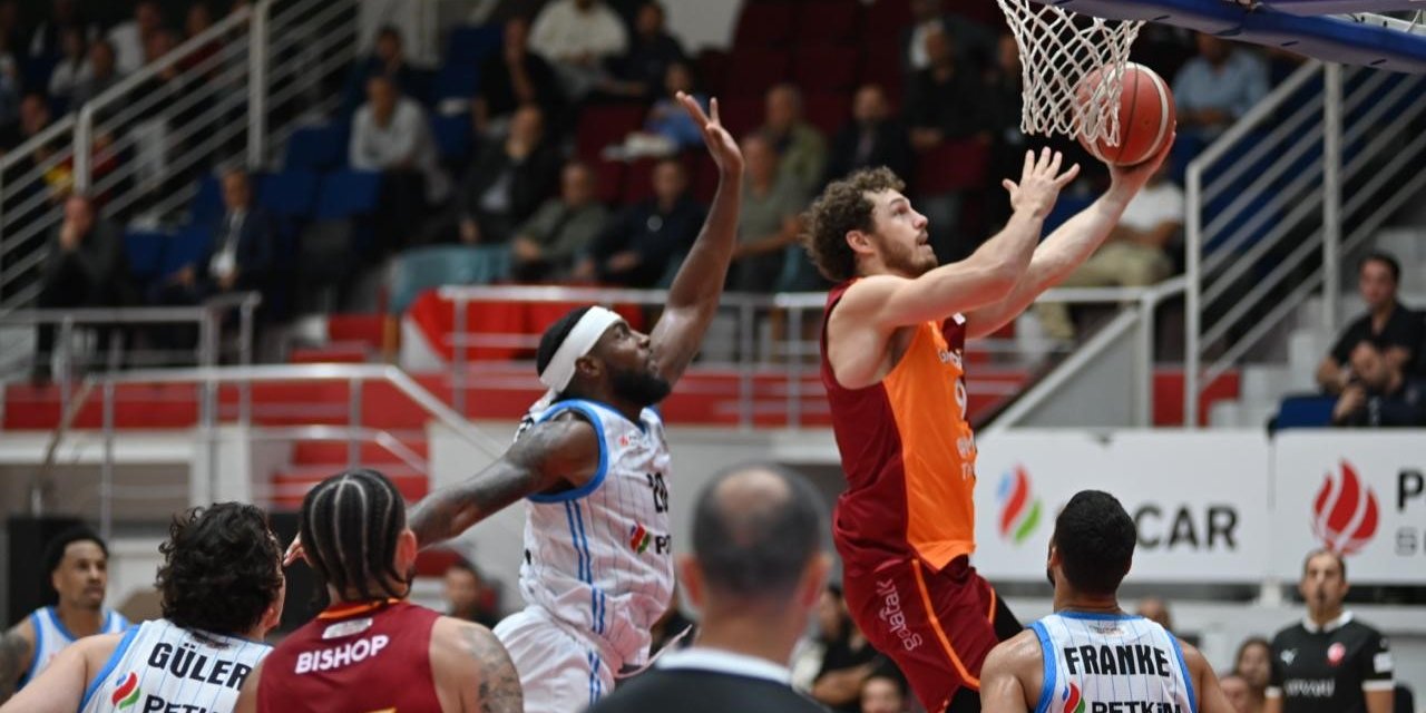 Basketbol Süper Ligi: Aliağa Petkimspor: 75 - Galatasaray: 80