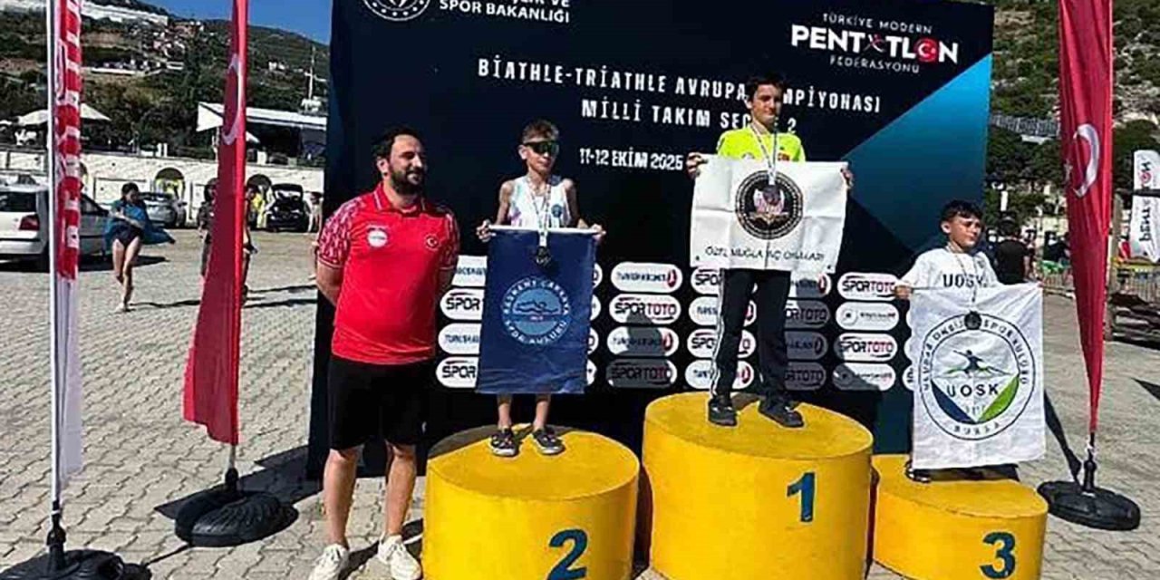 Muğla Büyükşehir sporcusu Batur Genç’ten iki günde iki Türkiye şampiyonluğu