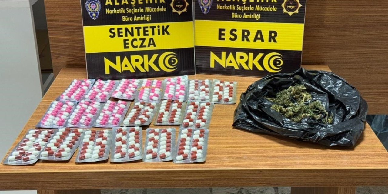 Alaşehir emniyeti uyuşturucuya geçit vermedi