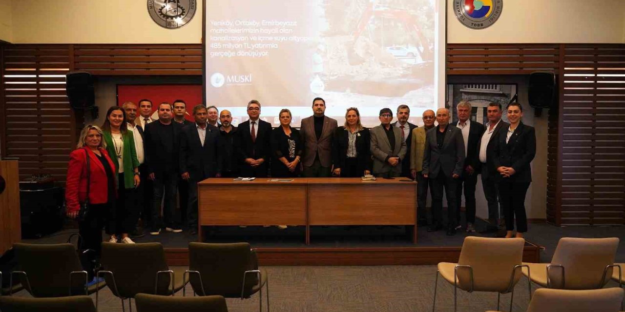 MUSKİ Genel Müdürü Şengül, Ortaca’da muhtarlarla buluştu