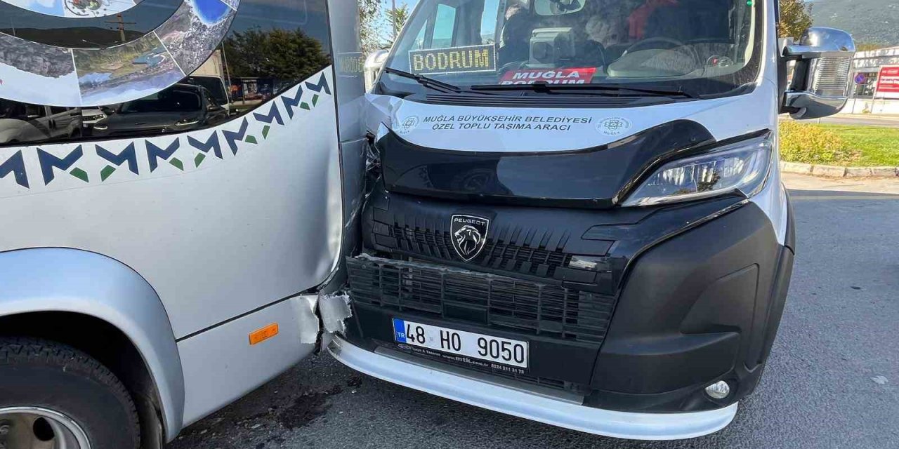 Menteşe’de zincirleme trafik kazası
