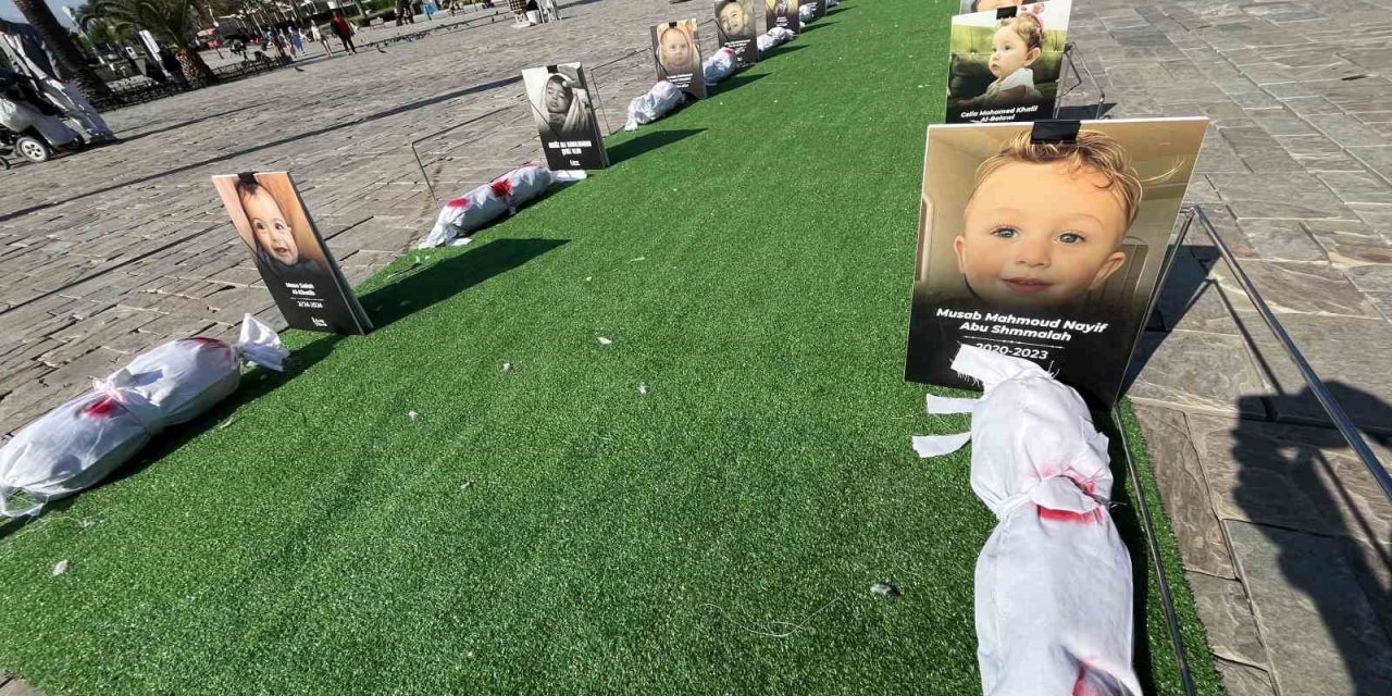 İzmir’de "Vicdan Sergisi" ile Gazze’nin acısına dikkat çekildi