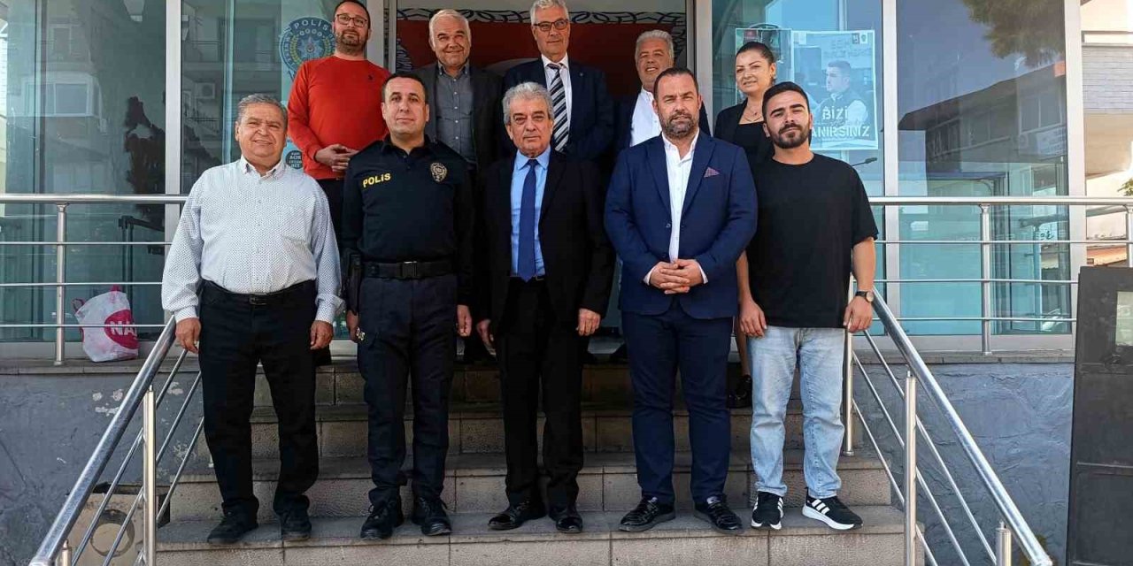 Sökeli gazeteciler, Emniyet Müdürü Çetinkaya ile görüştü