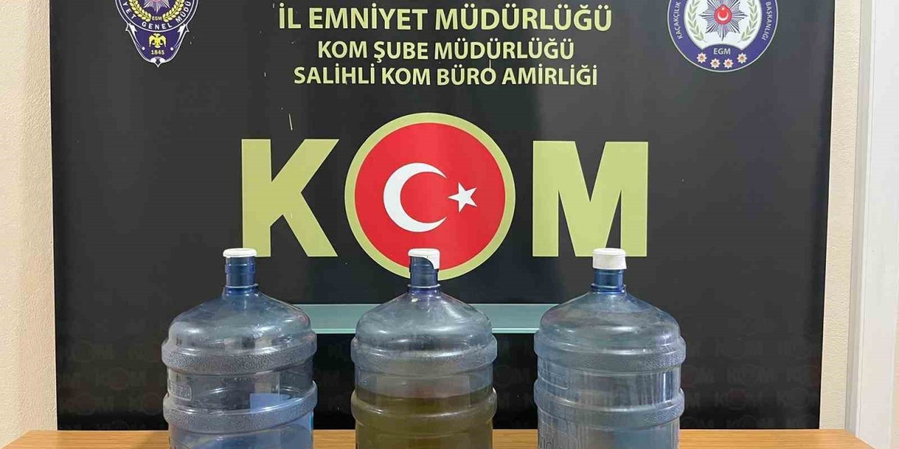 Manisa’da kaçak alkol operasyonu