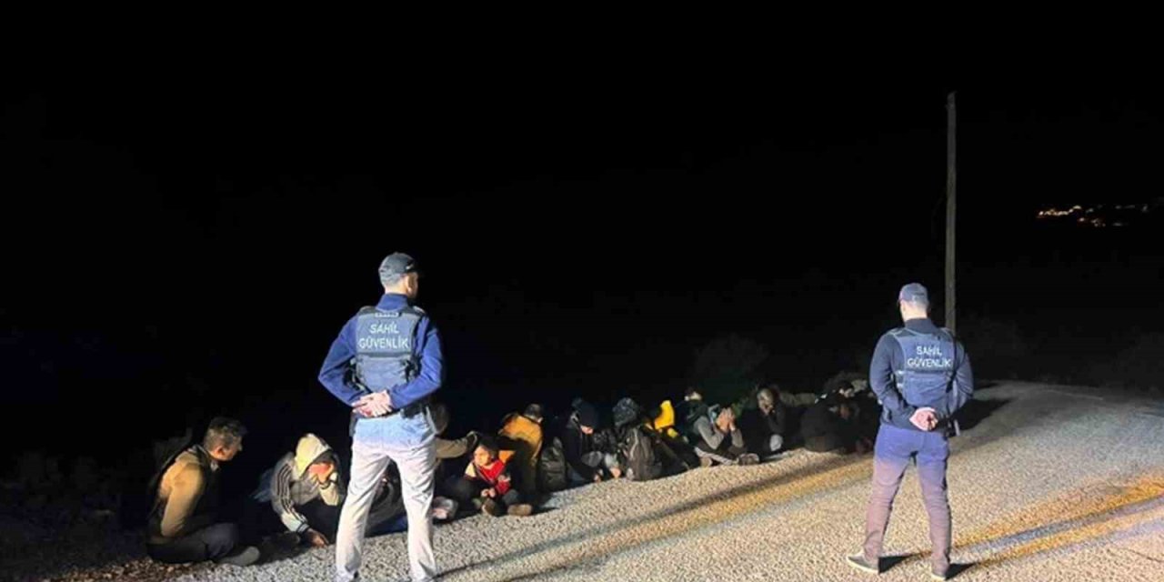 Fethiye’de 40 düzensiz göçmen ve 2 göçmen kaçakçısı yakalandı