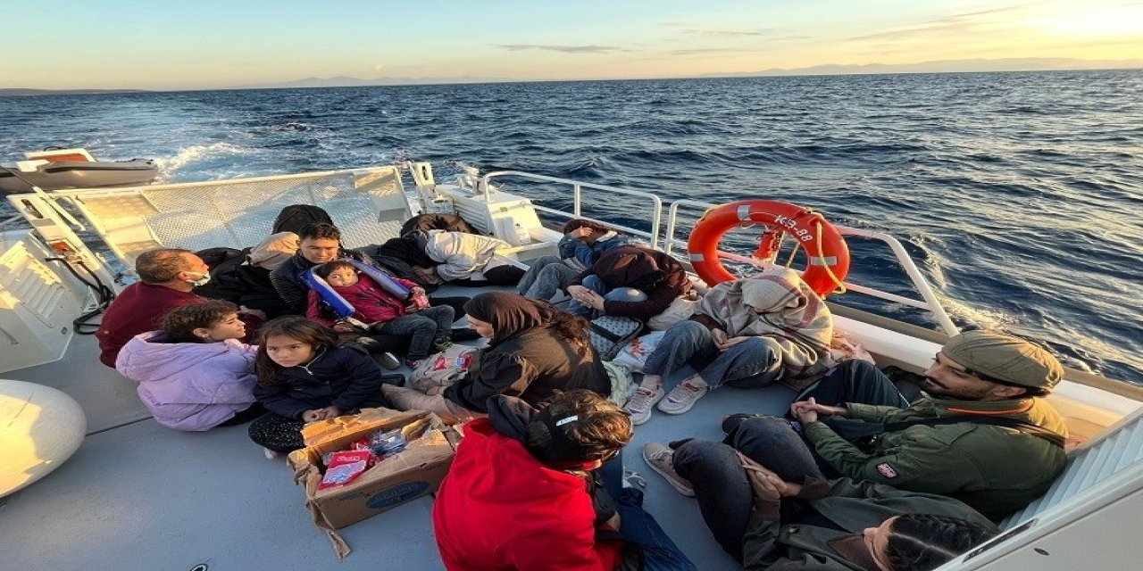 Bodrum’da 24 düzensiz göçmen yakalandı, 19’u kurtarıldı