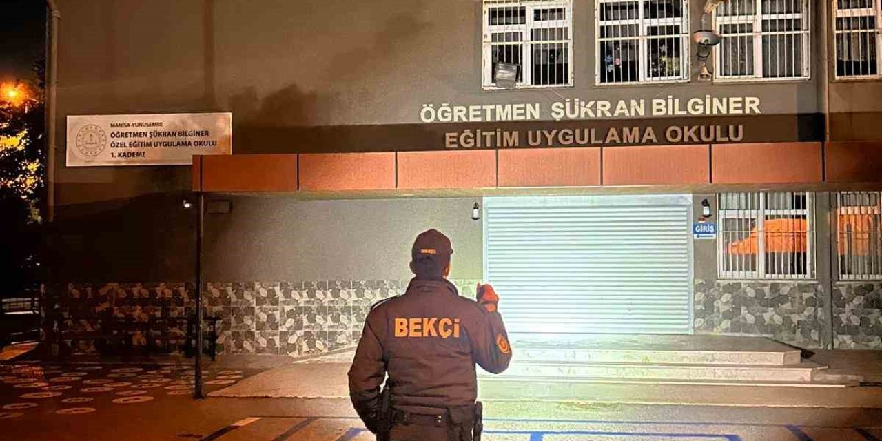 Manisa’da okul çevrelerinde gece denetimi