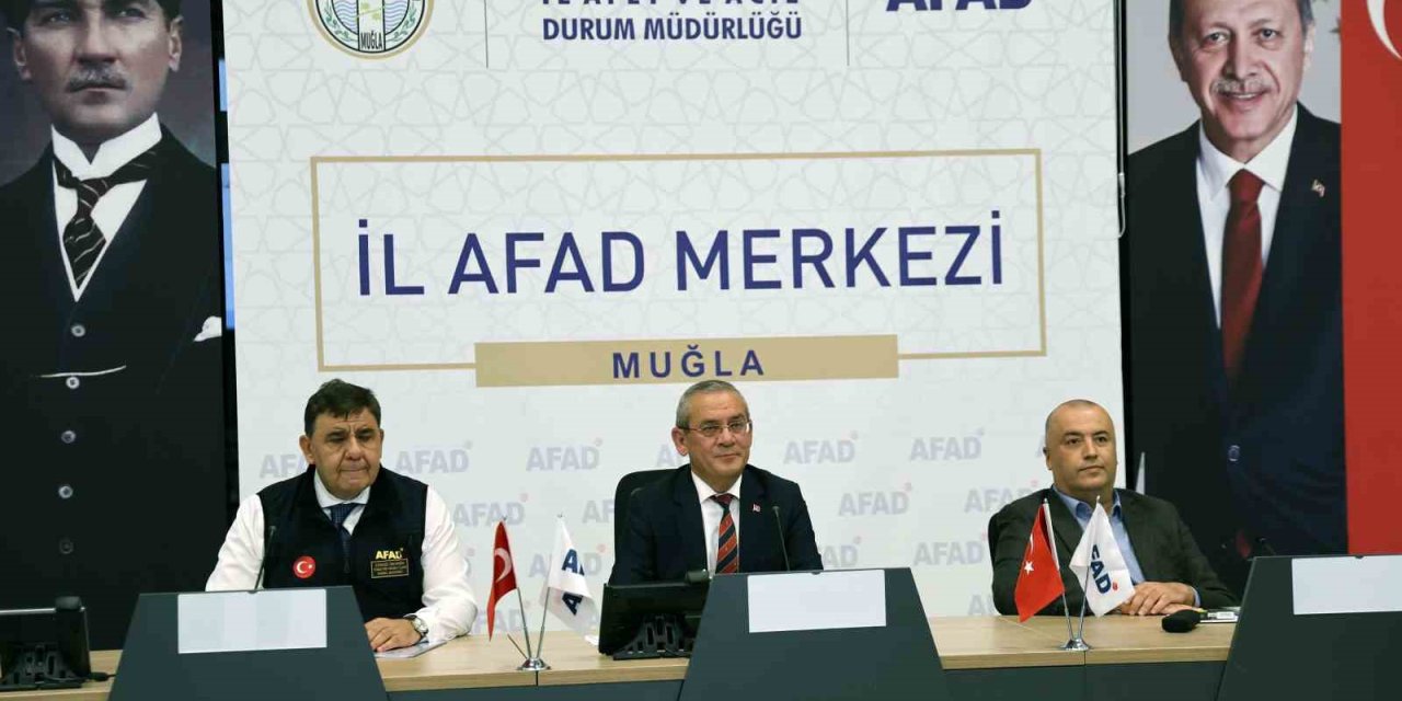 AFAD Genel Müdürü Gevrek: Muğla’da tanımlanmış 329 risk var