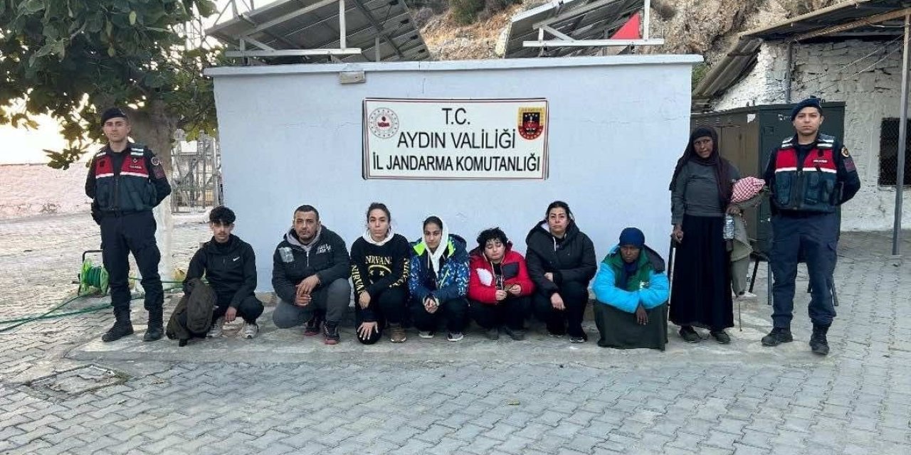 Türkiye’ye yasadışı yollarla giriş yapan 8 düzensiz göçmen yakalandı