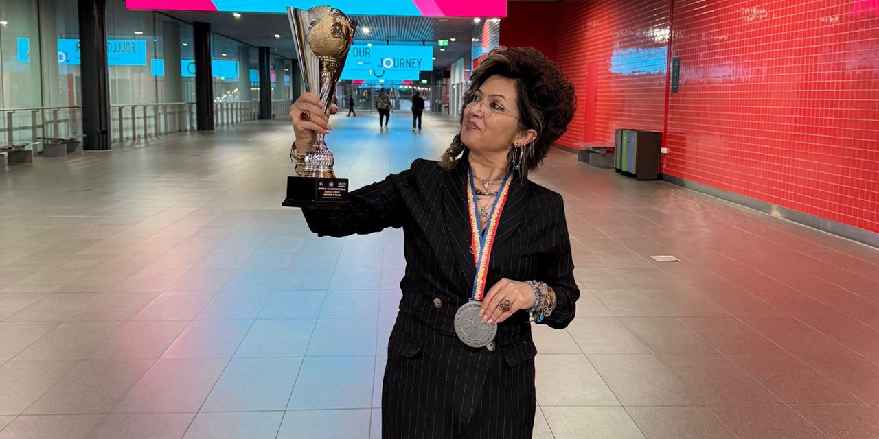 Acıpayamlı kadın kuaför İngiltere’de Dünya 2.’si oldu