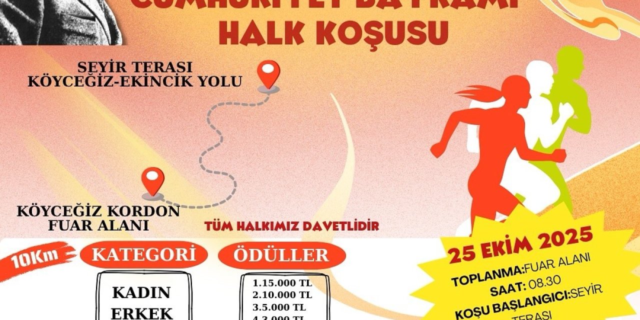 Köyceğiz’de halk koşusu yapılacak