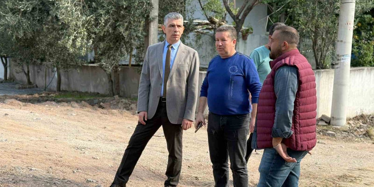 Başkan Okur çalışmaları yerinde inceledi