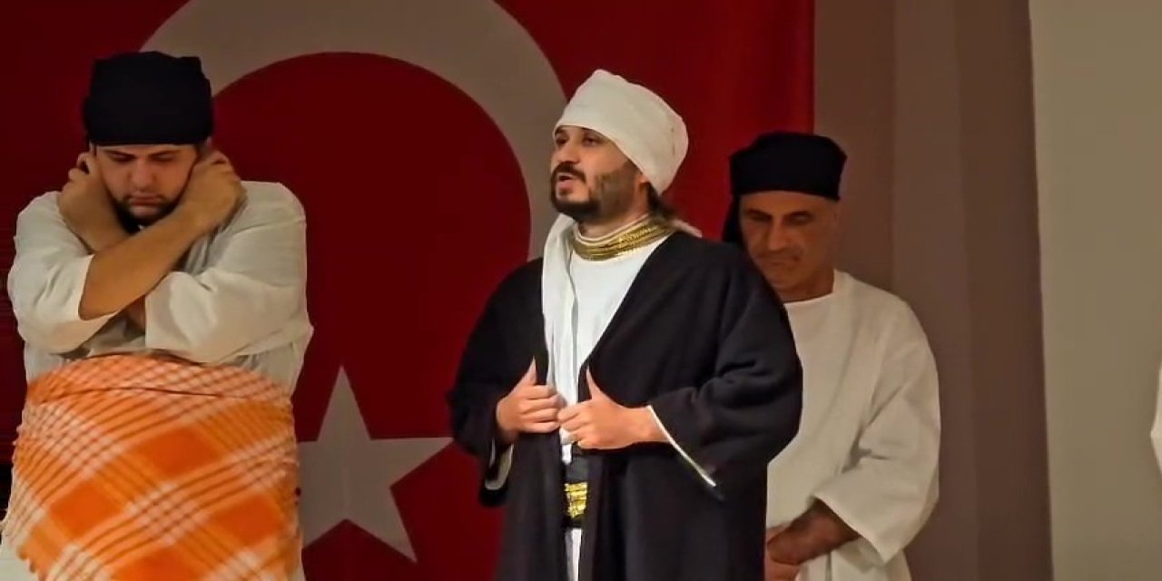 Ahilik değerlerini anlatan ’Tornacı Hüseyin’ ayakta alkışlandı