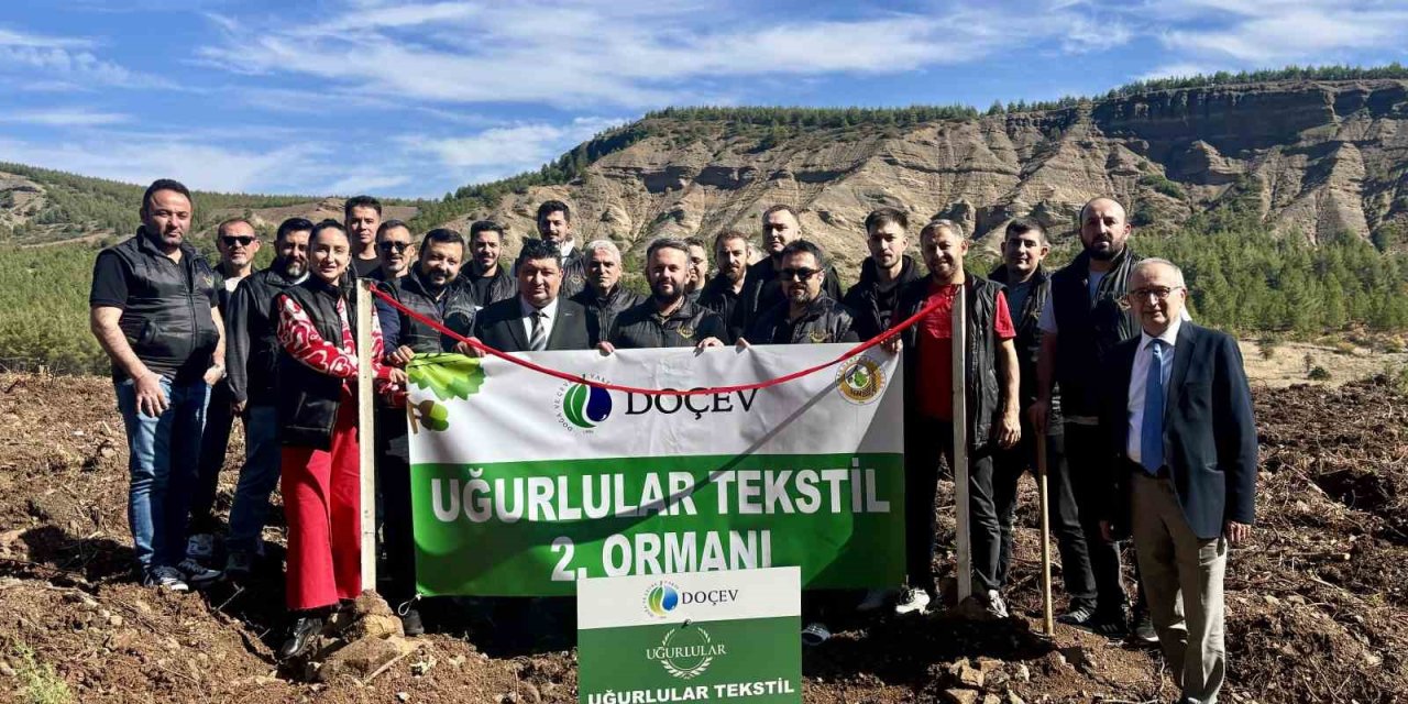 Uğurlular Tekstil 2000 fidanlık 2. Uğurlular Ormanı ile geleceğe nefes verdi