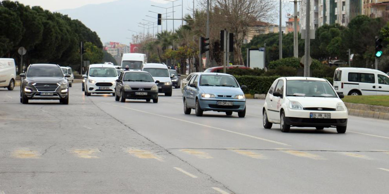 Aydın’da araç sayısı 657 bin oldu