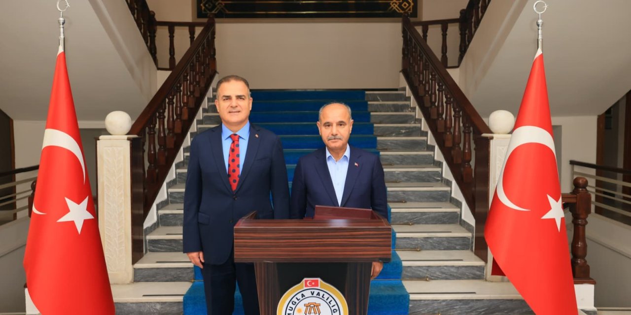 İçişleri Bakan Yardımcısı Aktaş, Muğla’da Vali Akbıyık ile görüştü