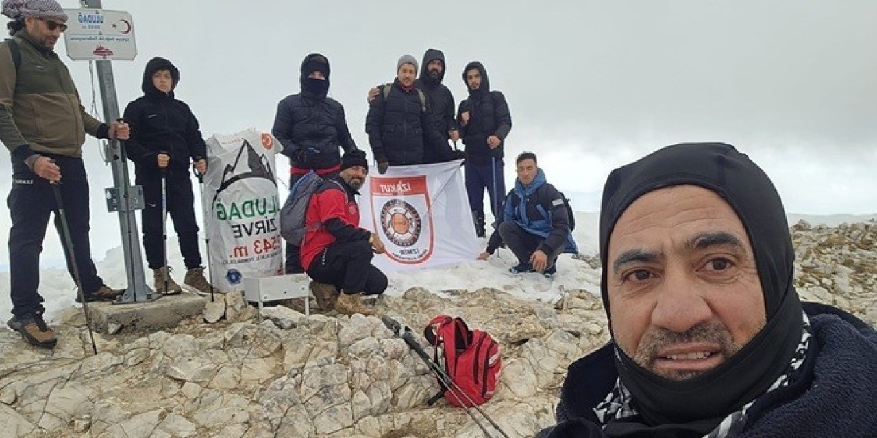 İZAKUT’tan Uludağ zirvesine tırmanış