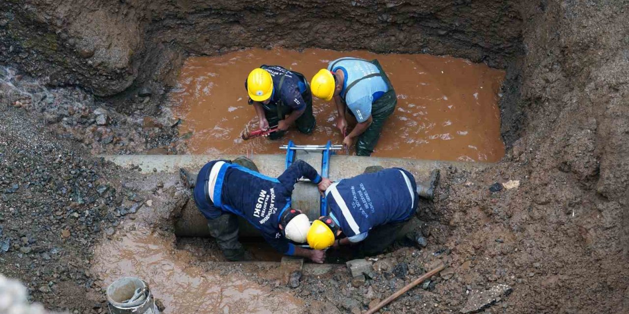MUSKİ Fethiye’deki arızayı giderdi