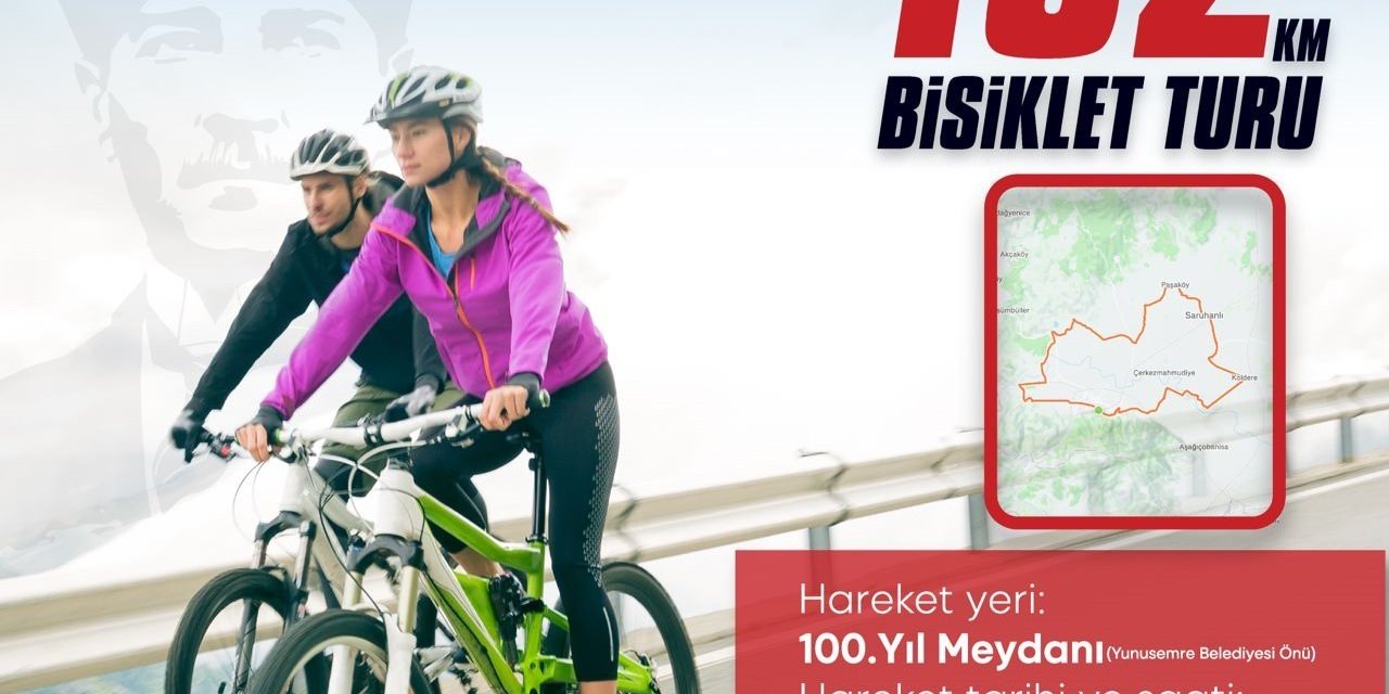 Cumhuriyetin 102. yaşına 102 kilometrelik bisiklet turu