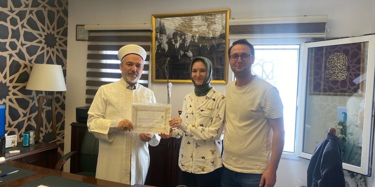 Ukraynalı Khrystyna Bodrum’da müslüman oldu