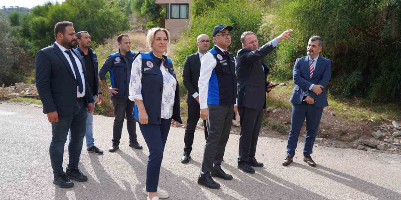 MUSKİ Genel Müdürü Şengül Fethiye’deki saha çalışmalarını inceledi