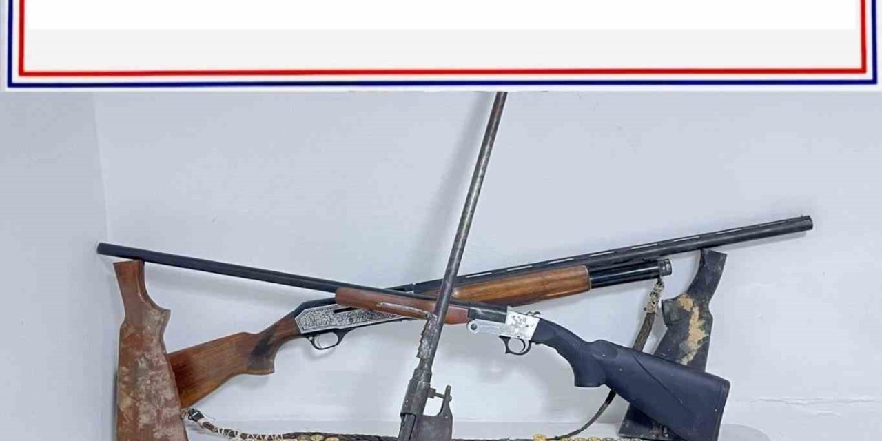 Torna atölyesinde silah tamiri ve satışı yapan şahıs operasyon sonucu yakalandı