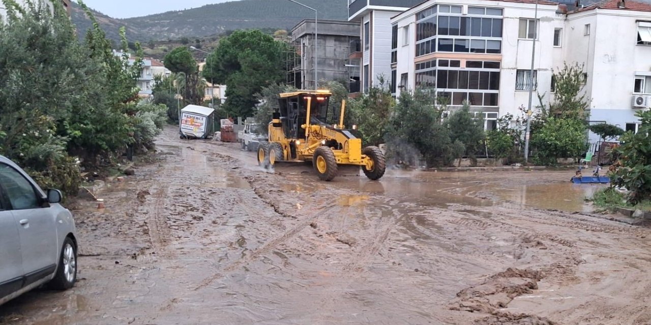 Aliağa Belediyesinden sel bölgesine destek