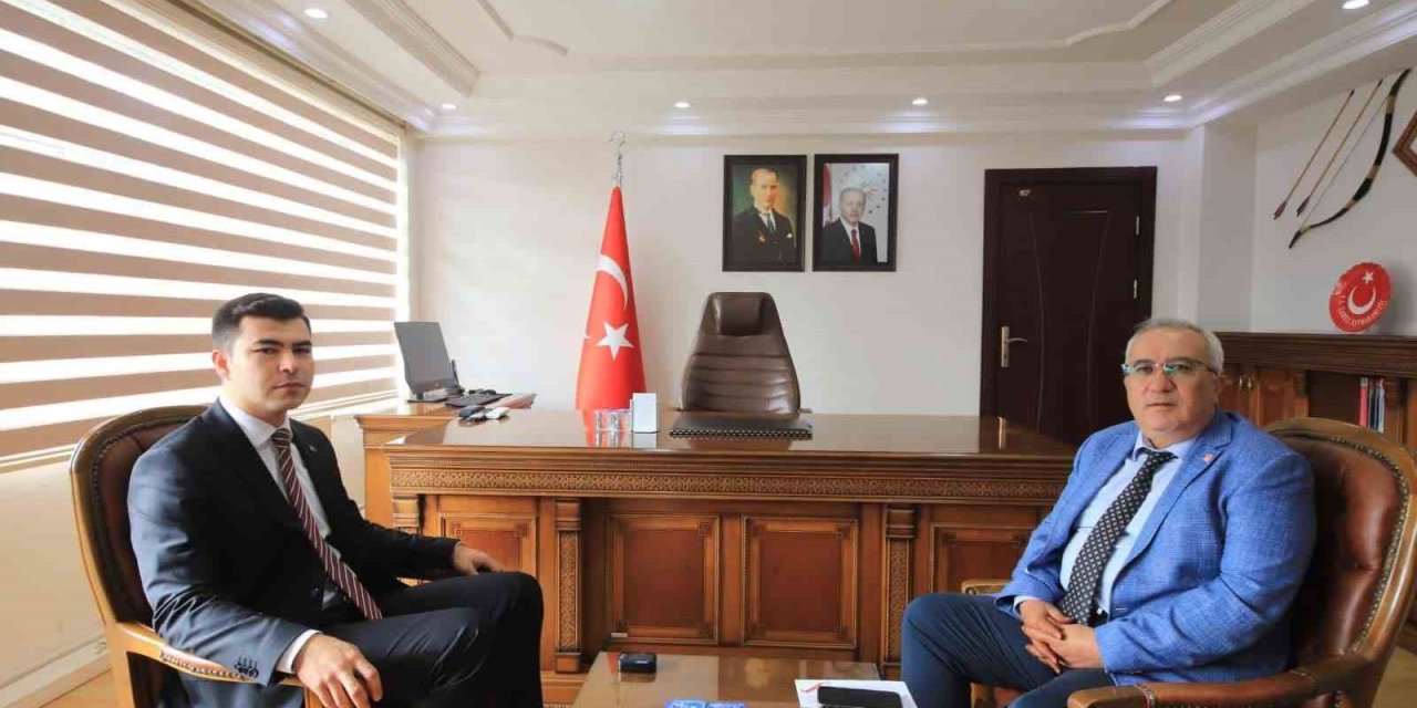 Başkan Arslan’dan Kaymakam Çelik’e hayırlı olsun ziyareti