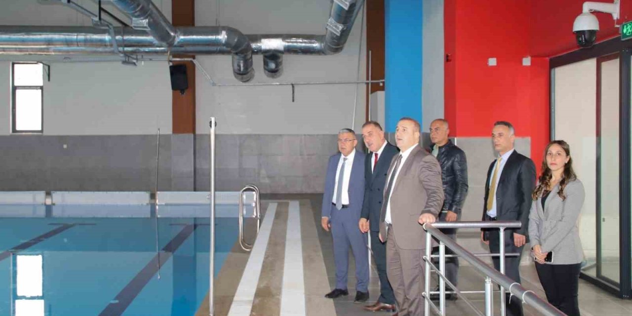 Köşk Yüzme Havuzu’nu incelediler