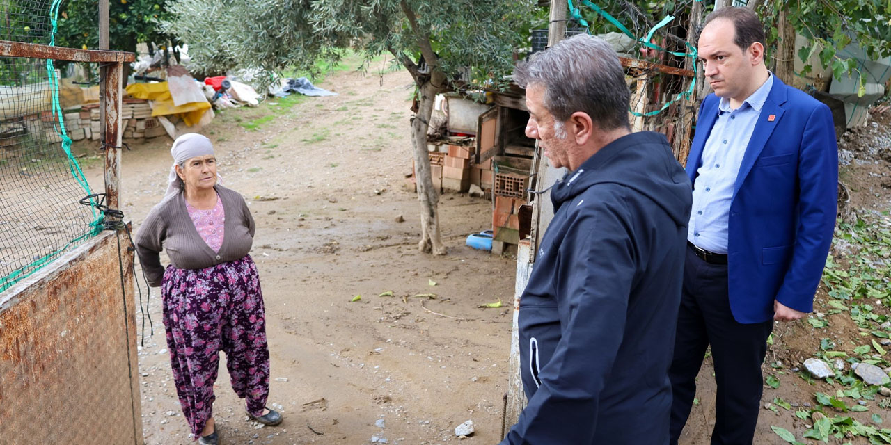 Başkan Yetişkin felaket bölgesinde incelemelerde bulundu