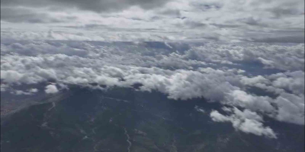 Muğla semalarında sis bulutu görsel şölen oluşturdu