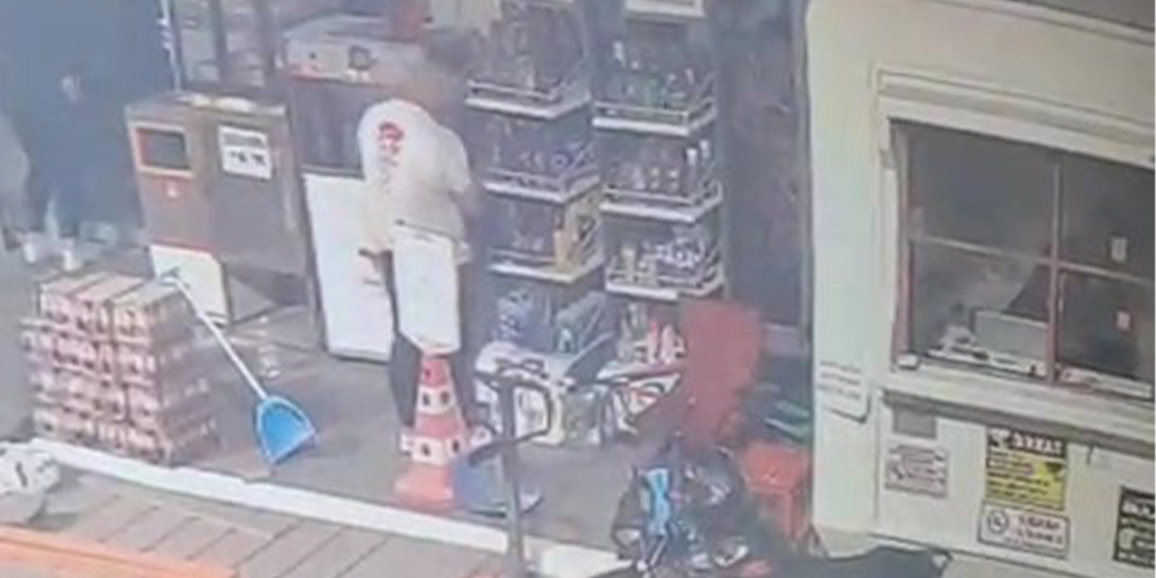 Çalışanın gözünün önünde yağ çaldılar