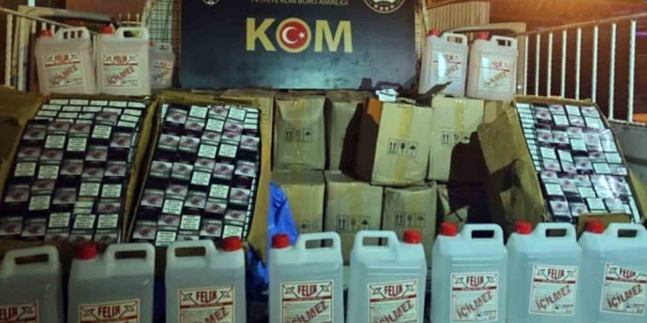 Bin 980 litre sahte şarap ele geçirildi