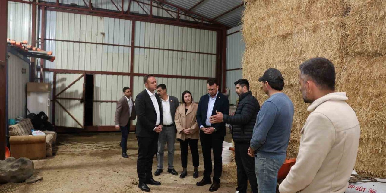 Başkan Dere, şap hastalığından mağdur olan aileleri yalnız bırakmadı