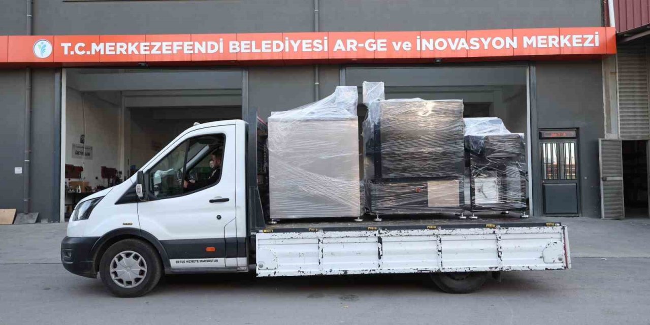 Merkezefendi Belediyesinin 31. mama makinesi Eskişehir’e teslim edildi