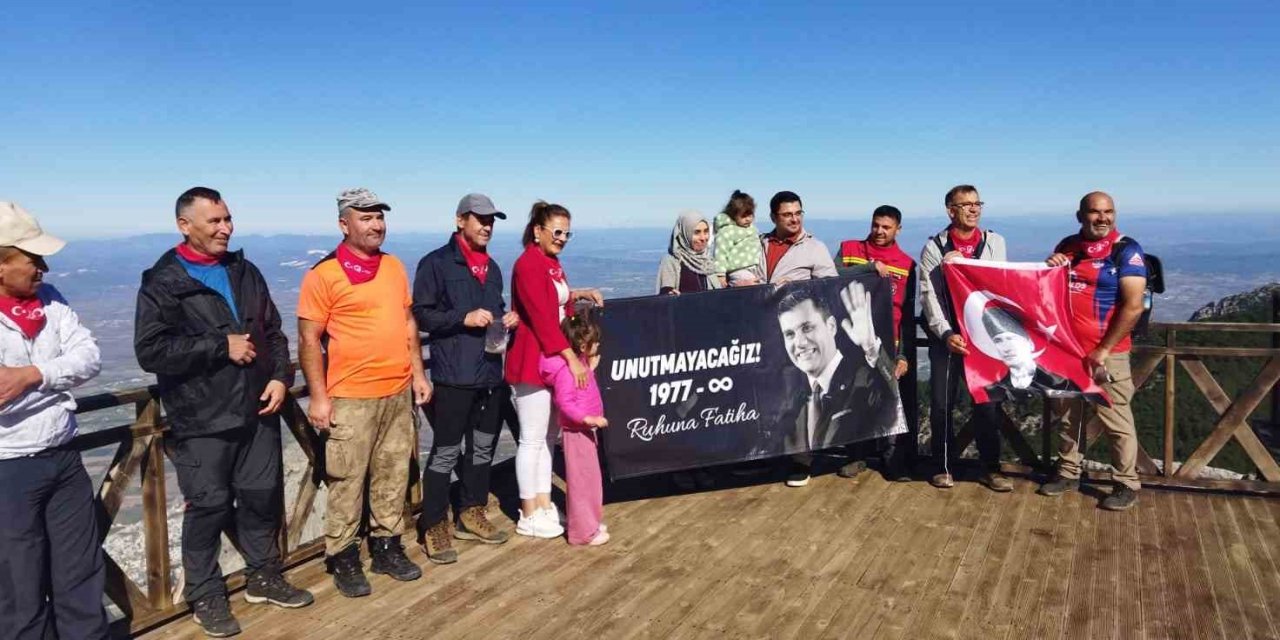 Manisa’da ’Şehitlikten zirveye’ 1500 metrelik anma tırmanışı