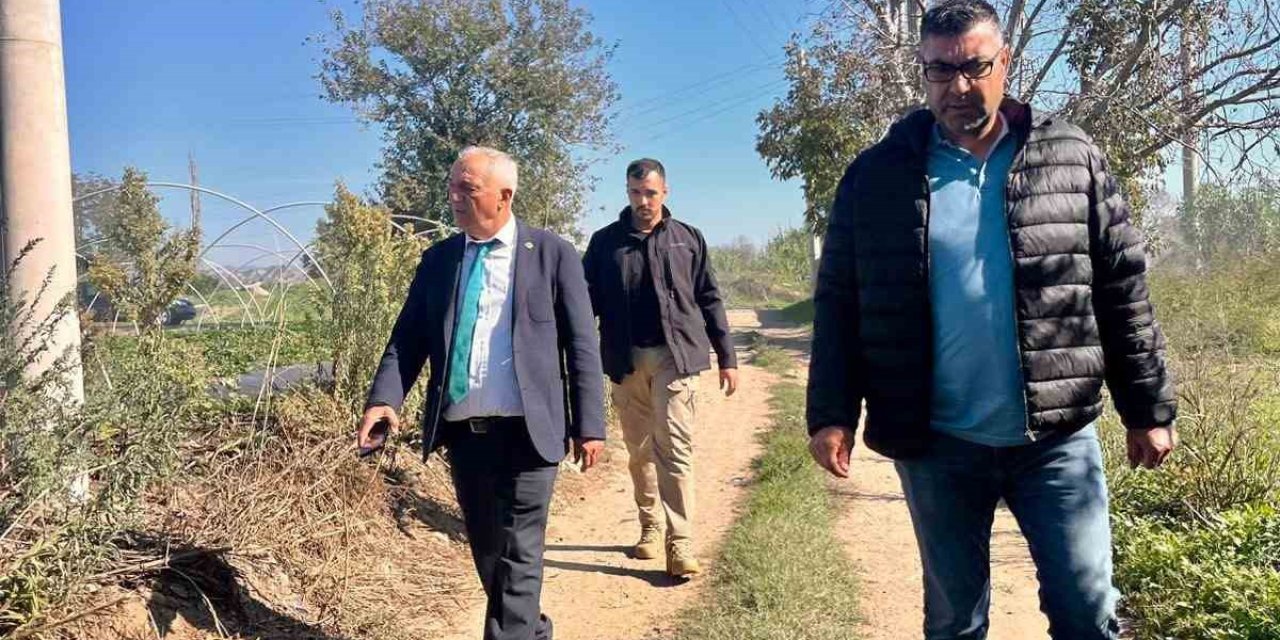 Başkan Yıldırımkaya, ova yollarında incelemelerde bulundu